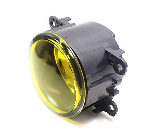 image for iJDMTOY Pair Selective Yellow Lens Fog Light Lamp Assemblies w/ 55W H1