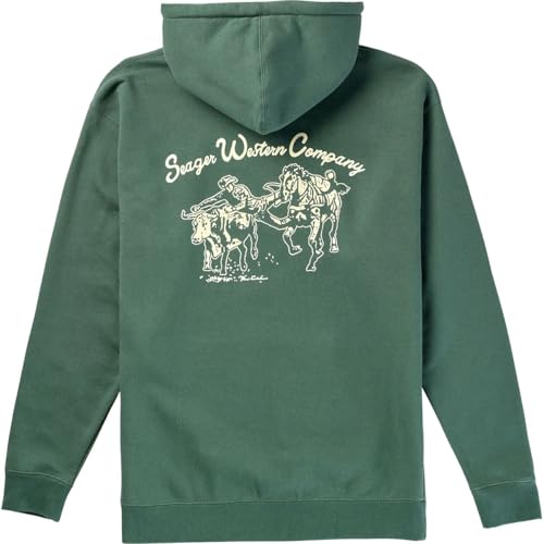Green Mid-Weight Hoodie by Seager Co.2