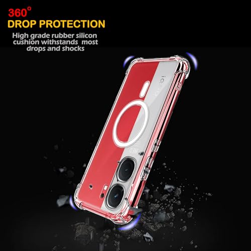 Image of Amazon Brand - Solimo Thermoplastic Polyurethane Wireless Charging Support Back Cover for iQOO Neo 9 Pro 5G Wireless Charging Support Back Cover - Transparent