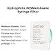 stonylab 10er Pack Spritzenfilter, Sterile Nylon 66 Membran Spritzenfilter Hydrophile Filtration mit 0,22 μm Porengröße und 25 mm Durchmesser, Einzeln Verpackt, Nur für Den Laborgebrauch
