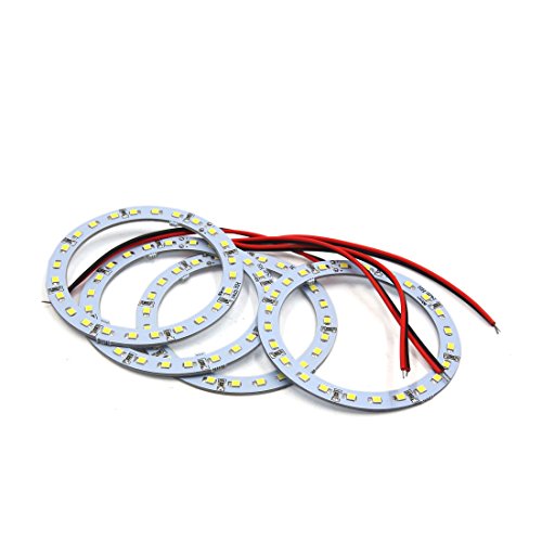 Lámpara de coche LED 12V 80mm blanca para eliminar la luz amarilla y opaca de los faros
