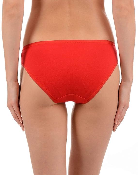 Image of LOURYN KOULYN Solid Low Rise Cotton Bikini Panty Pack(Pack of 3)