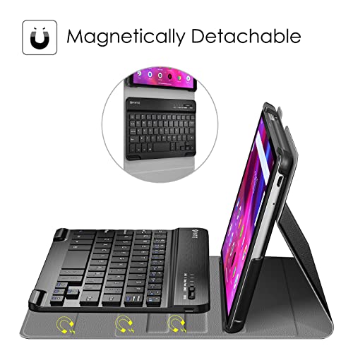 Fintie Keyboard Case For Lenovo Tab M8 Hd Lte/Tab M8 Hd Tb-8505F Tb-8505X/Smart Tab M8 Tb-8505Fs/Tab M8 Fhd Tb-8705F 8", Slim Shell Lightweight Stand Cover With Detachable Wireless Bluetooth Keyboard #TOP4