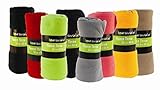 Micro World Cozy 50 X 60 Fleece Throw Blanket - Assorted Colors