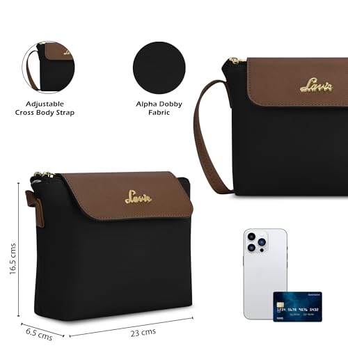 Image of Lavie Women's Vero Flap Cross Body Sling Bag | Ladies Purse Handbag | Gift for Women