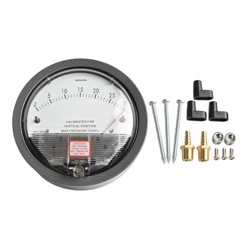 Manomètre de pression différentielle 0-300 Pa pour stopper les pannes de ventilation
