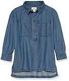 Eine Amazon-Marke Amazon Essentials Mädchen Tunika aus Chambray-Stretch (zuvor Amazon Aware), Mittleres Indigo, 8 Jahre