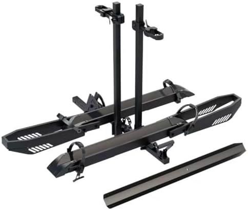 Ebike Rack with Ramp, Foldable Bike Rack for Tow Hitch, Heavy Dut...