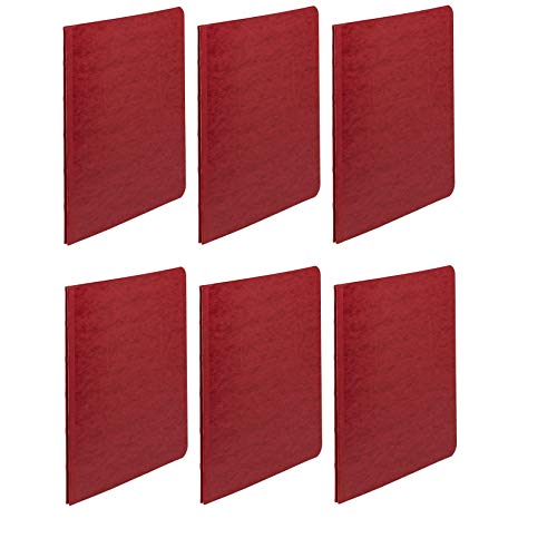 ACCO Pressboard Report Cover, Side Bound, Tyvek Reinforced Hinge, 8.5 Inch Centers, 3 Inch Capacity, Letter Size, Executive Red (A7025979A) (6)