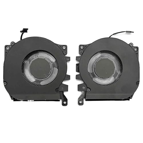 BestParts New Genuine CPU + GPU Cooling Fan Replacement for Alienware x16 R1, x16 R2, P/N: 0PDJFP 0W3YTN, PDJFP W3YTN, Graphics-Card Fan+Processor Fan