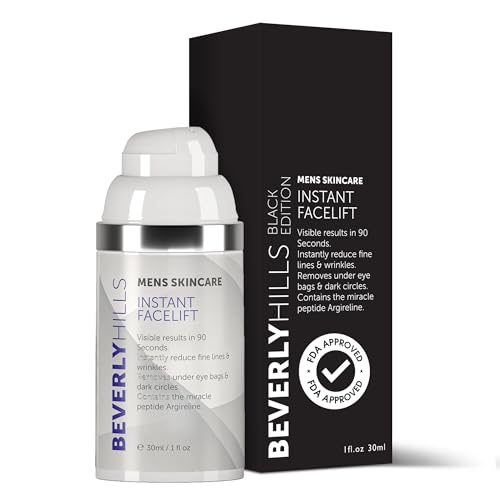 Sérum Argireline anti-rides Beverly Hills pour restaurer une peau ferme homme