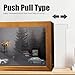 cxiiuui Forest Diorama 1/64 Scale Diecast Wooden Acrylic Display Case Forest Scene Wall Mount Model Cars Showcase for Toy Cars Dolls Storage
