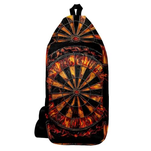 Sac à dos à bandoulière multicolore Red Fire compact 16x36.5cm pour loisirs
