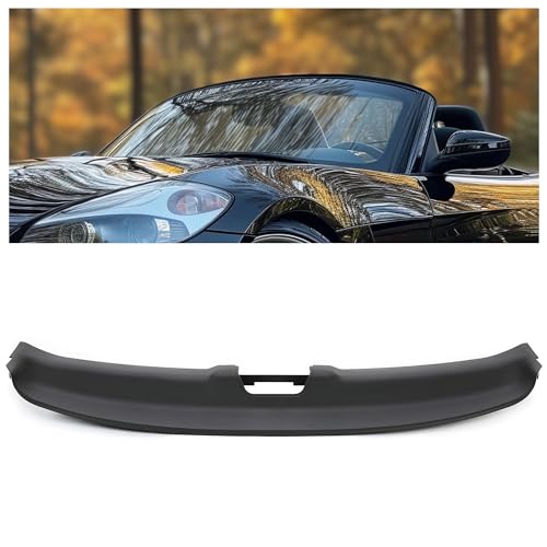 KUAFU Windshield Frame Cover Compatible with 2003-2008 BMW Z4 Roadster E85 Replacement for 54317056282 7056282 ABS Plastic Primer Black
