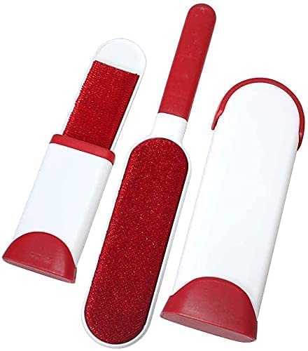 DZL- Cepillo para Mascotas quitapelos Mascotas Cepillo de Limpieza Perro Cepillo removedor de Pelusas para Mascotas Quita Pelos Gato con Base Autolimpiante (Aleatorio) Cover