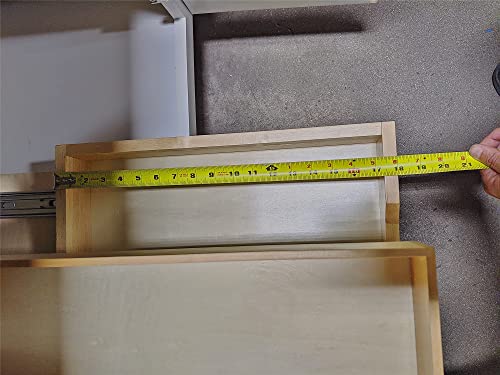 2 Tier Pull Out Organizer Shelf Sliding Drawer Storage For Kitchen Bathroom Storage Cabinet Under Sink Slide Out Shelf Organizing Storage Pull-Out Cabinet Organizer Roll Out Drawer (12'' Width) #TOP2