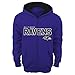 NFL Youth Boys 8-20  Baltimore  RAVENS "STATED" F/Z FLC HOODIE -TMC Rav Purple M (10-12)