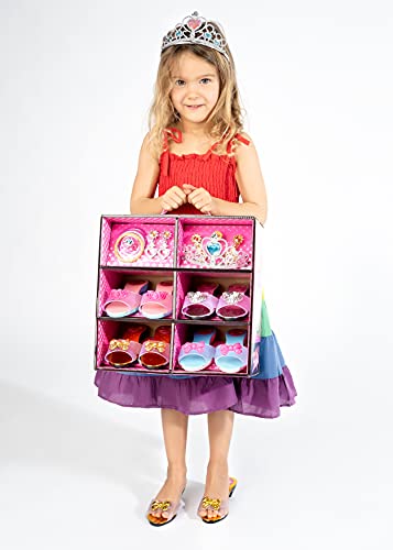 Fash N Kolor 43219-86599 Fashion N Kolor Princess Dress Up And Pretend Play Princess Shoes Collection Set ,Princess Tiara And Dress Up Jewelry thumb #3