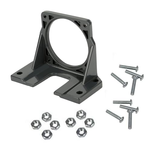 TopHomer 1 Pack 3 Models Optional Motor Bracket Fixed Mount Installation Vibration Resistance Four-hole Base Triangle Design Holder with Screws for Small Stepper Motors(80KTYZ)