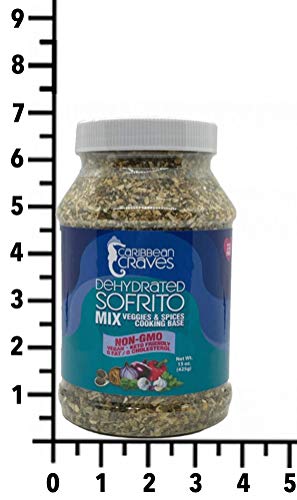 Caribbean Craves - Dehydrated Sofrito Mix | No-Msg, Vegan, Keto Friendly, Natural Ingredients (15, 2) #TOP4