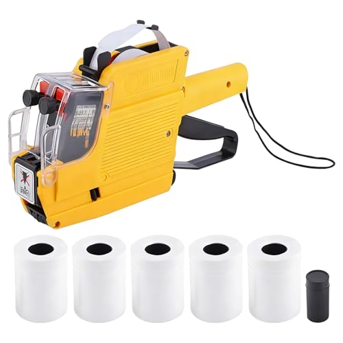 Machine d'étiquettes MX-6600 avec 2 lignes d'impression et 5 rouleaux inclus