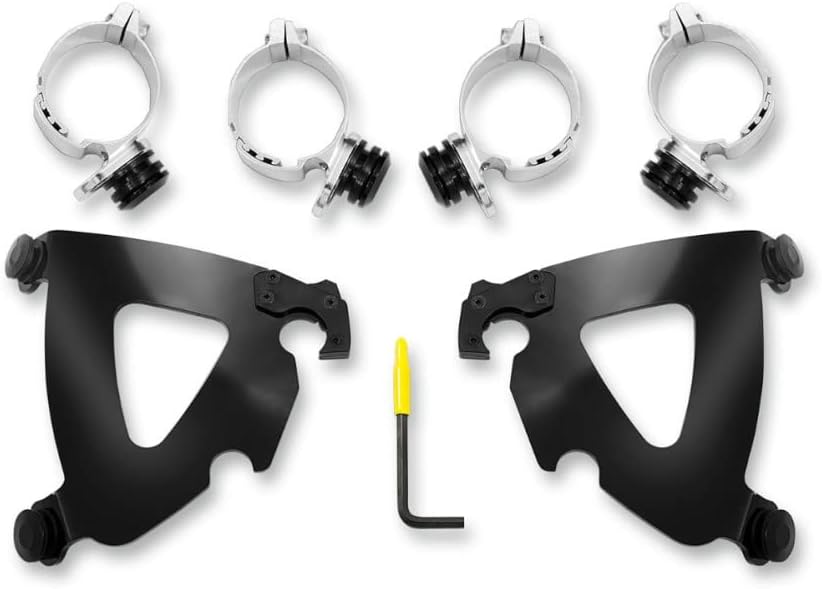 Road Warrior Tigger Lock Mounting kit Black for Harley Davidson Dyna 2006 and Later