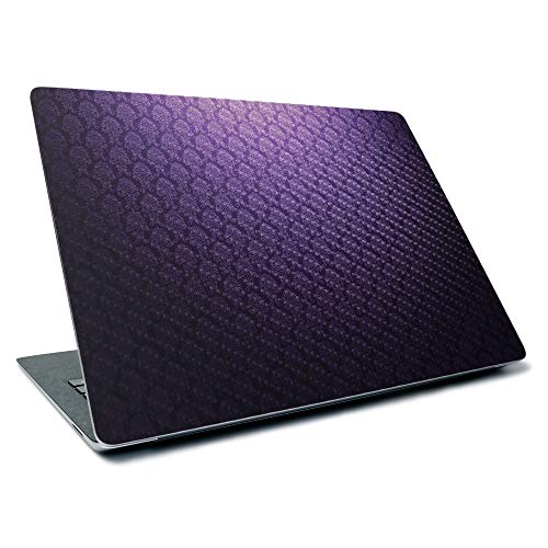 Image of MightySkins Carbon Fiber Skin for Microsoft Surface Laptop 3 13.5 inch (2019) - Antique Purple,Textured Carbon Fiber Finish,Easy to Apply, Remove, and Change Styles,