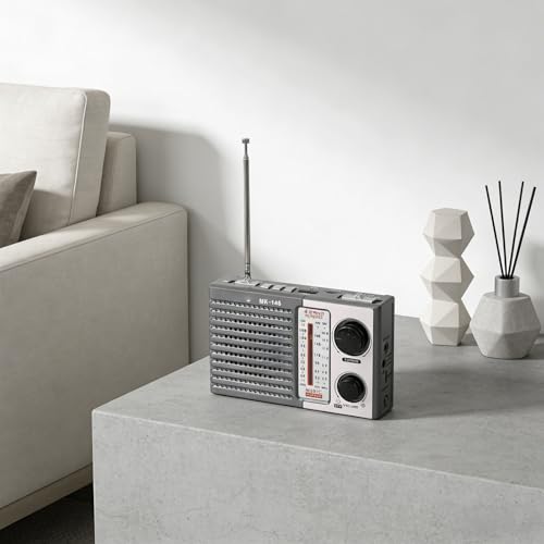 Radio portátil Zopsc AM FM SW Bluetooth recargable USB miniatura 4