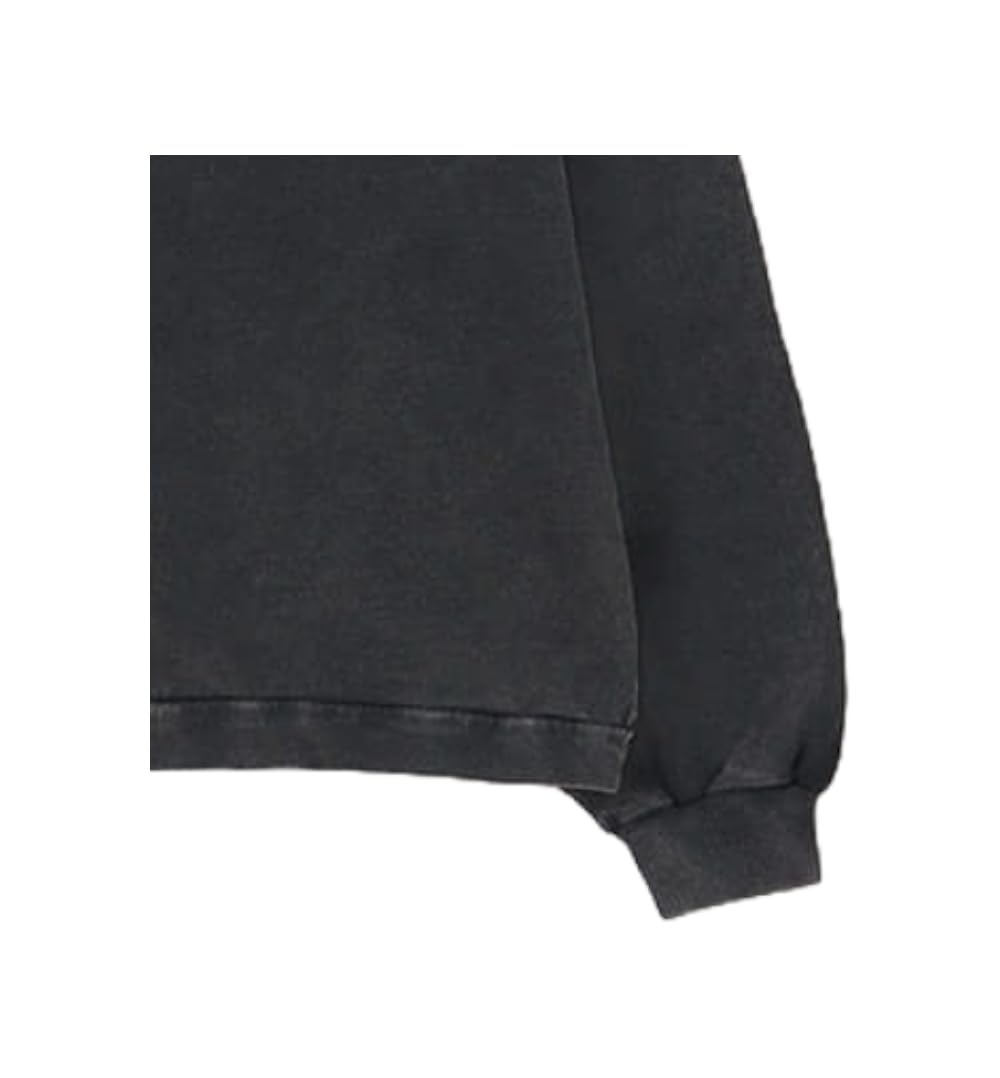 Generico Sudadera corta de niña con diseño Okay bordado, manga larga, ideal para otoño, primavera e invierno, jersey casual para niña, 06418