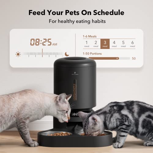 PETLIBRO Automatic Cat Feeder, Auto Pet Food Dispenser with Freshness Preservation, Timed Cats Feeders with Low Food Sensor for Dry Food, Up to 6 Meals Per Day, Granary Pet Feeder for Cats/Dogs by PETLIBRO - Image 3