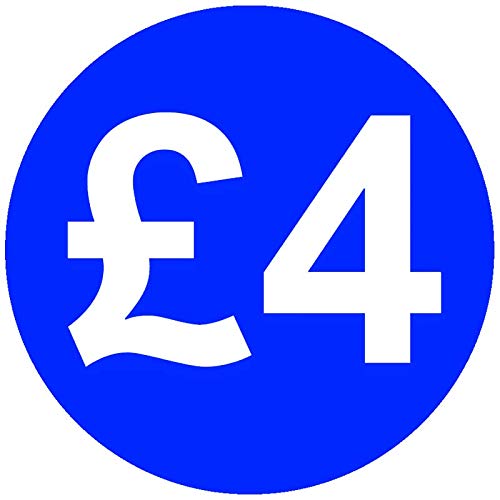 30mm Price Stickers Pack of 500 - Bright Blue - £4 — image 1