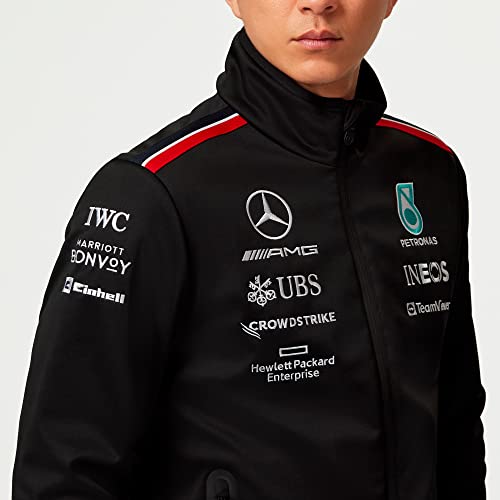 MERCEDES AMG PETRONAS Formula One Team - 2023 Team Softshelljacke - Schwarz - Männer - Größe: XL