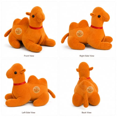 Image of Sitting Camel Soft Toy 35cm for Kids | Plush Camel Toy
