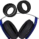 1 Paar PS5 Headset Ohrpolster für Sony PS5 Pulse 3D, Professionelle Netzstoff Ersatz Ohrpolster, Verwendet hochwertigen Memory-Schaumstoff für mehr Komfort und Langlebigkeit (Netzstoff-Schwarz)