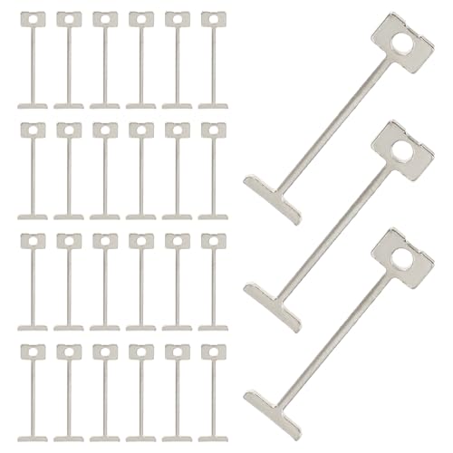 DEARMAMY Goupilles en Acier pour Niveleur de Carrelage 15 MM Lot de 100 Pièces Remplaçables Accessoires Résistants Anticorrosion pour Pose Murale et Sol Outils de Nivellement