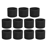 PATIKIL Soccer Captain Armband, 11 Pcs Captain Arm Bands for Soccer Elastic Captain Arm Band Sports Captain Armbands for Youth Adult Football Team Training Black