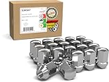 Wheel Accessories Parts 20 Pcs 9/16'-18 Thread OEM Style Lug Nuts 1.65' Long Chrome...