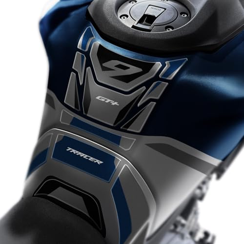 Az Graphishop Tankbescherming van 3D-hars, compatibel met Yamaha Tracer 9 GT + 2025 GP-3087 (kobaltblauw)