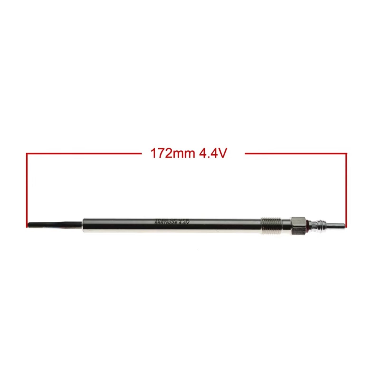 Calentador diésel Compatible con Opel Zafira C Tourer 2012 2013 2014 2015 2016 2017 2018 2019 4.4V 2.0 CDTI Kit de Calentadores 55578336 1214109