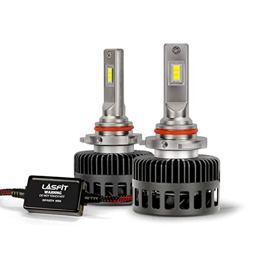LASFIT 9006 HB4 LED Bulbs, 6000K Super Bright 72W 8000LM 360 Adjustable Beam -LS plus