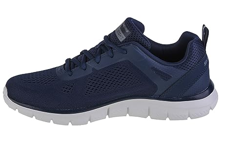Image of TRACK - BROADER Mens Trainers Navy UK 9.5