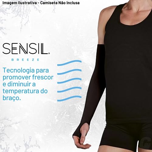 Manguito Lupo Uv Com Luva (Adulto) Tamanho: U | Cor: Preto