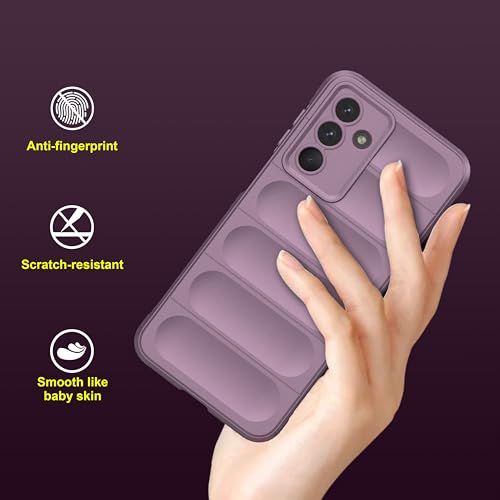 Image of amazon basics Back Case Cover for Samsung Galaxy M36 5G | Compatible for Samsung Galaxy M36 5G Back Cover | Liquid Silicon Magic Case with Camera Protection | Lavender