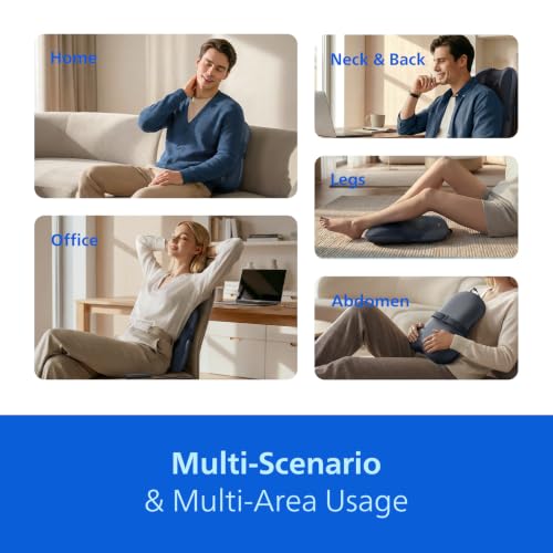 PHILIPS Back Massager with Heat, 4D Kneading Massage Pillow for Back, Neck - image 8