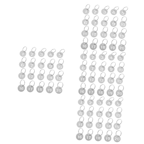 Étiquette-touches-capsules identifiant balises rondes acier