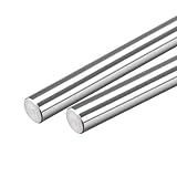 Linear Motion Rods, BELLA BAYS 2 pcs 8mm x 100mm(0.315 x 3.94 inches) Case Hardened Chrome Plated Li