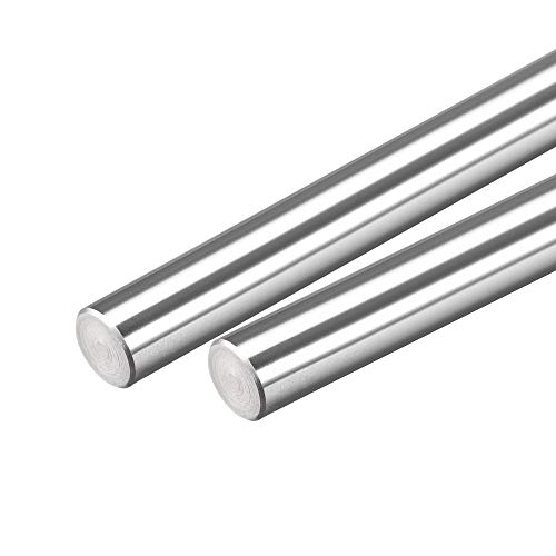 Linear Motion Rods, Bella Bays 2 Pcs 8Mm X 100Mm(0.315 X 3.94 Inches) Case Hardened Chrome Plated Linear Guide Rail Shaft Guide For 3D Printer Diy Cnc - Metric H8 Tolerance #TOP5