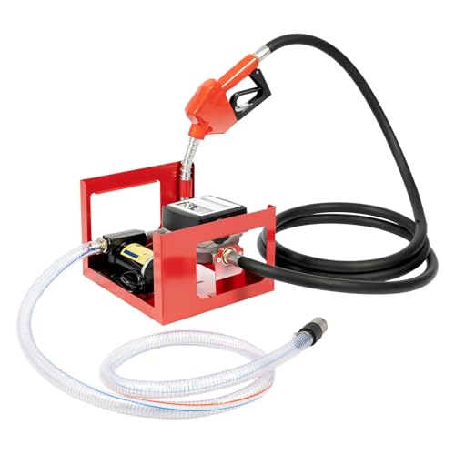 Automatische Dieselpumpe, elektrische Dieselpumpe, 45 l/min, 3600 U/min, Zapfpistole, selbstansaugend mit Durchflussmesser, zum Pumpen von Diesel, Kerosin, für Autos, Lastwagen, Betonmischer usw