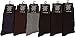 Sakkas Men's Cotton Blend Ribbed Dress Socks - 10-13 - Assorted 6-Pack