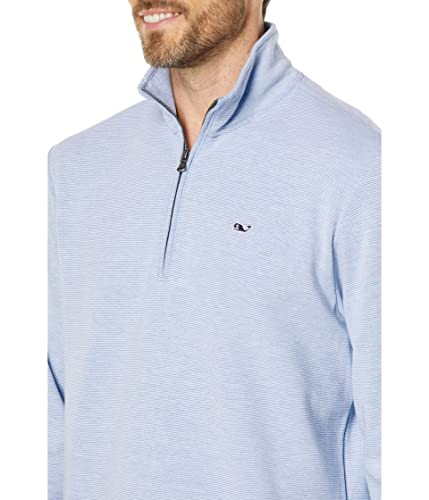 Image of vineyard vines Men's Saltwater Quarter-Zip Pullover Sweater